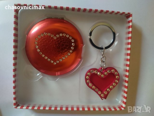 Дамско огледало с ключодържател