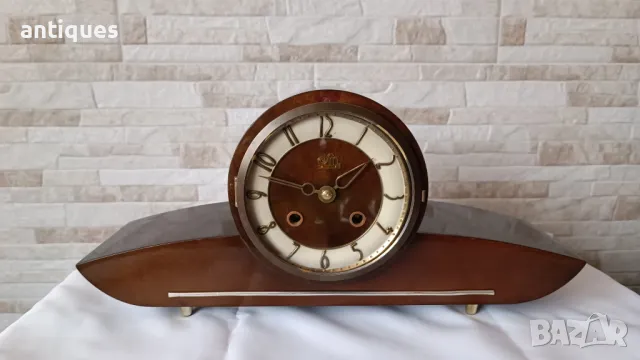 Стар каминен часовник - SONNEBERG - Germany - Антика - 1960", снимка 1