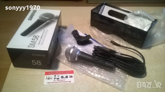 shure sm58 комплект микрофон-внос швеицария, снимка 4 - Микрофони - 28145702
