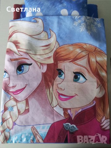 Спален комплект за кукли Елза и Ана