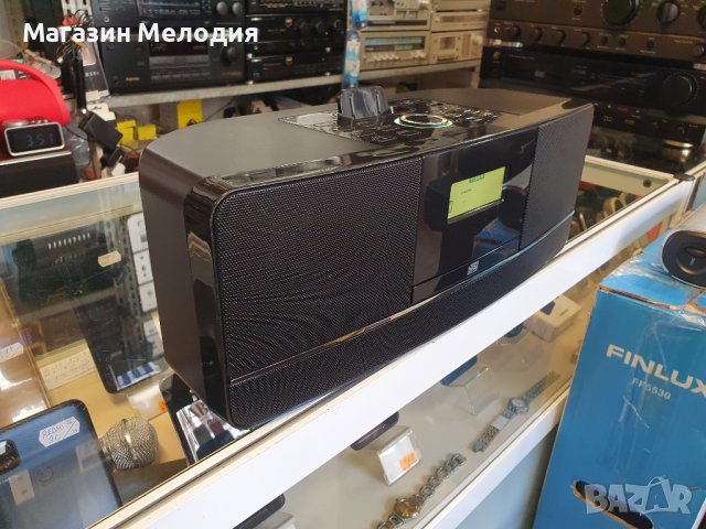 Аудиосистема / докинг станция Tevion MCD 304   Има диск, USB порт, SD card порт, iPod порт, AUX вход, снимка 6 - Аудиосистеми - 43472957