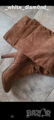 Дамски чизми на ток номер 39, снимка 2 - Дамски ботуши - 51984485