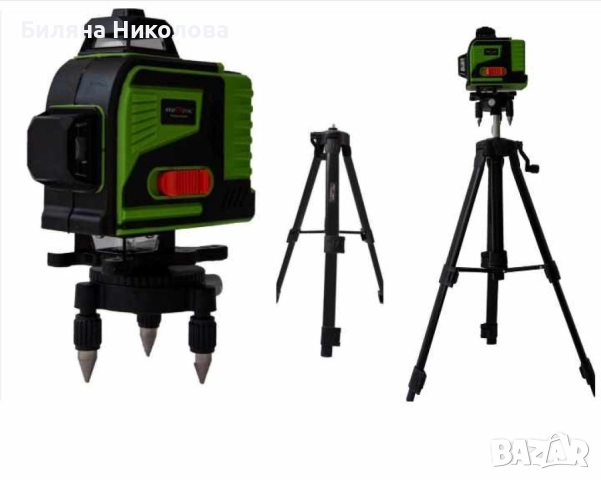 4D Лазерен Нивелир , снимка 7 - Измервателни инструменти - 51790576