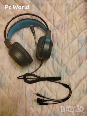 Геймърски слушалки с микрофон, снимка 3 - Слушалки и портативни колонки - 43677089