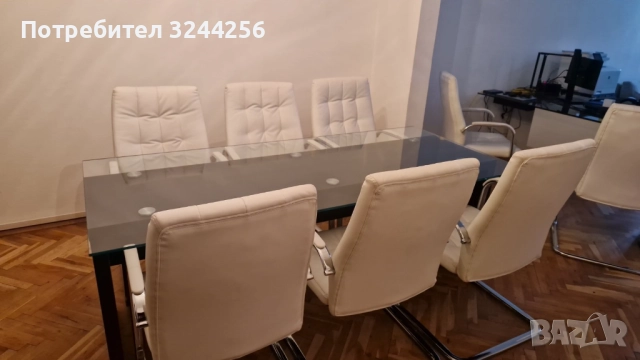 Комплект офис маса плюс шест стола