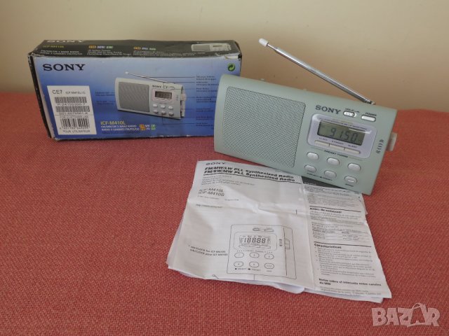ново,Sony ICF-M410L Portable Radio,2001, снимка 5 - Радиокасетофони, транзистори - 43294693
