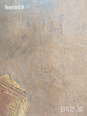 Маслена картина/Млекарката-Ян Вермеер,1658(старо копие)/, снимка 10 - Картини - 37879226
