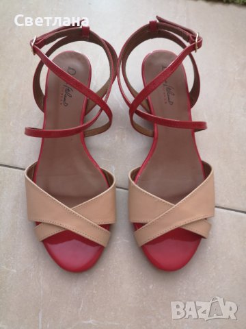 Сандали от естествена кожа на donna italiana