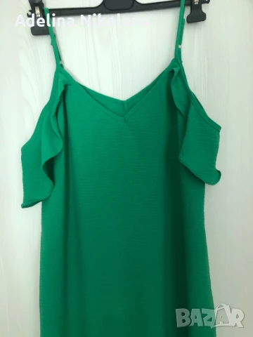 Рокля с отворени рамене, снимка 5 - Рокли - 51168582