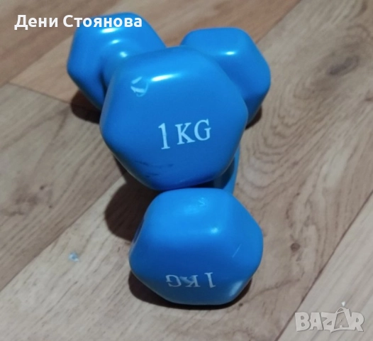 Гирички 2 броя по 1 кг, снимка 4 - Фитнес уреди - 52509312