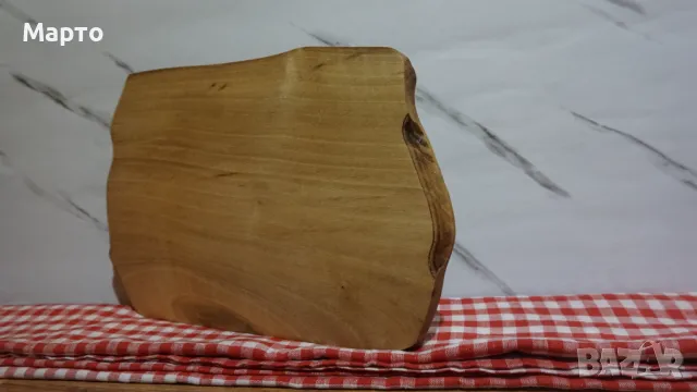 Дъска-поднос ръчна изработка орех, снимка 2 - Аксесоари за кухня - 49305001