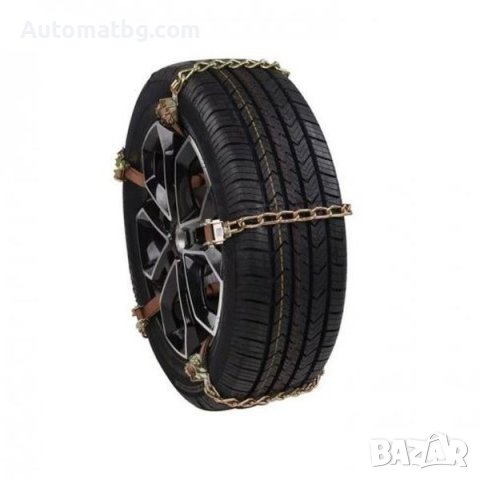 Комплект вериги за сняг Automat, Метални с текстилни колани, 10бр