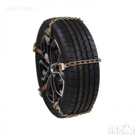 Комплект вериги за сняг, Метални с текстилни колани, 10бр, снимка 2 - Аксесоари и консумативи - 48773205