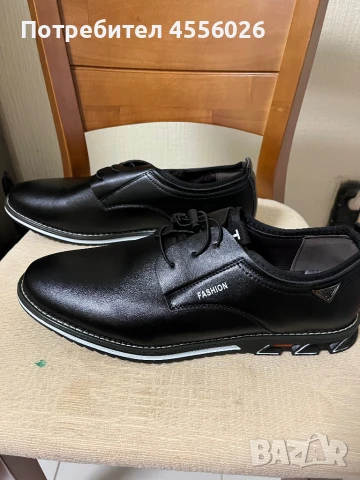 Обувки мъжки кожени 48номер, снимка 6 - Официални обувки - 51272240