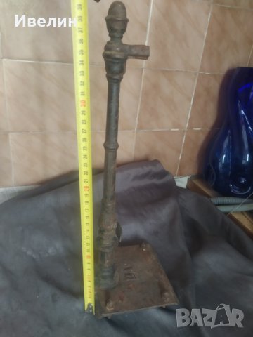 стара чугунена поставка от везна,кантар, снимка 3 - Антикварни и старинни предмети - 32830090
