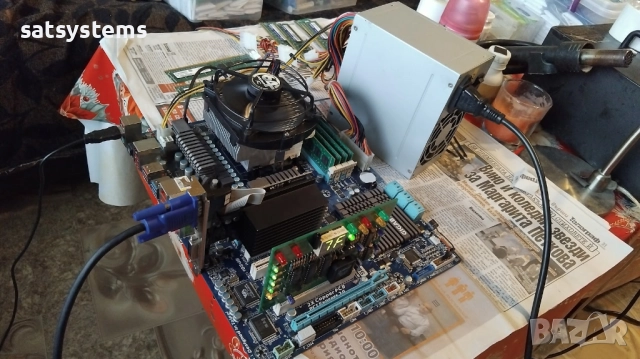 Дънна платка Gigabyte GA-990XA-UD3 Socket AM3+ CPU+FAN+RAM, снимка 10 - Дънни платки - 52592214