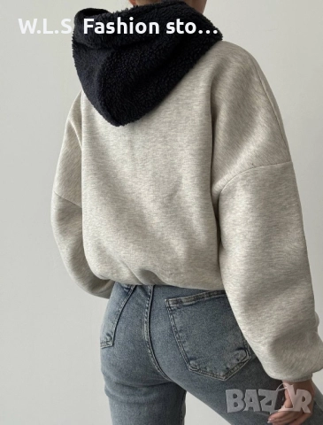 Дамска ватирана блуза, снимка 2 - Блузи с дълъг ръкав и пуловери - 52283042