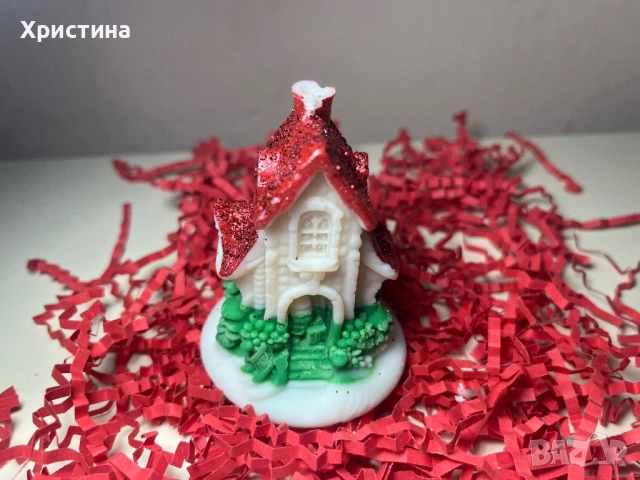 Коледни соеви ръчно изработени свещи , снимка 10 - Ръчно изработени сувенири - 52514373