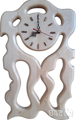 Стенни часовници, дървен стенен часовник, снимка 12 - Стенни часовници - 20415671