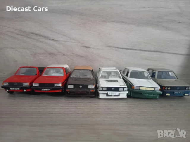 VW Jetta, Golf, Scirocco, Corrado, Santana. Conrad, Schabak 1:43 , снимка 13 - Колекции - 51385591