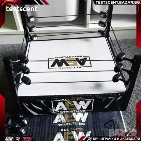 Ринг за играчки AEW UNRIVALED Wrestling Ring All Elite Unrivaled Collection Action Ring Jazwares, снимка 15 - Игри и пъзели - 48201037