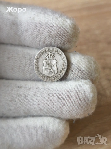 5 стотинки 1888 година България , снимка 2 - Нумизматика и бонистика - 53206436