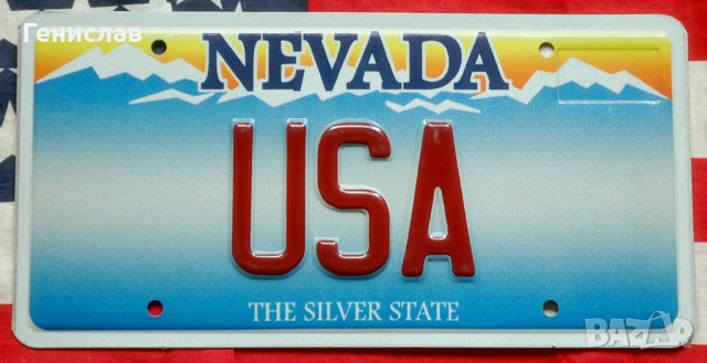 Метална Табела NEVADA USA