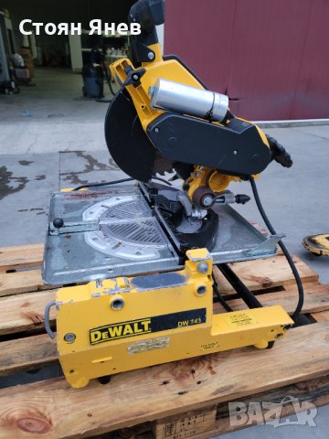 Настолен циркуляр Пендула Dewalt DW743, снимка 1 - Други машини и части - 36613707