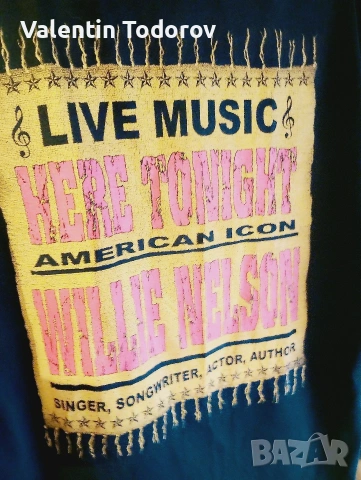 Willi Nelson vintage фланелка 