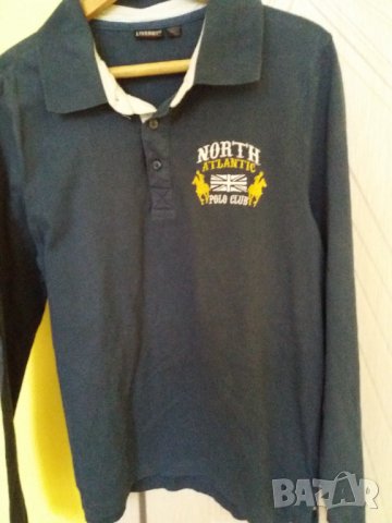 Мъжка блуза LIVERGY - North Atlanтic Polo club - синя , снимка 1 - Блузи - 32661668