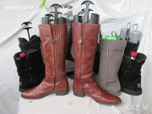 дамски ботуши GEOX® original, 100% супер висококачествена естествена кожа,N- 38 - 39 - кафяви, снимка 11 - Дамски ботуши - 35649506