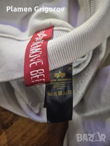 Alpha Industries блуза, снимка 4 - Блузи - 52860008