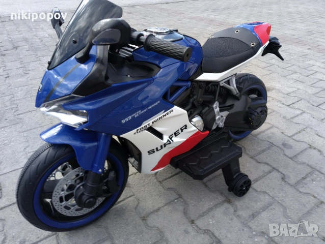 KAWASAKI акумулаторен мотор SURFER син, снимка 6 - Детски велосипеди, триколки и коли - 53569715