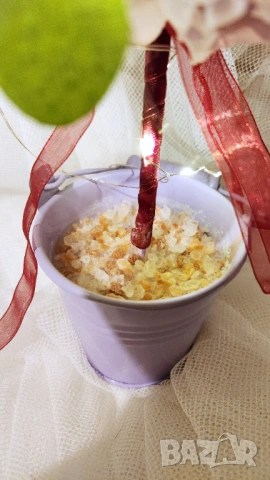 Ръчно изработено декоративно цветно дръвче, снимка 5 - Декорация за дома - 53206848