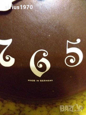 Zentra немски стенен електромеханичен часовник работещ, снимка 2 - Стенни часовници - 32510031