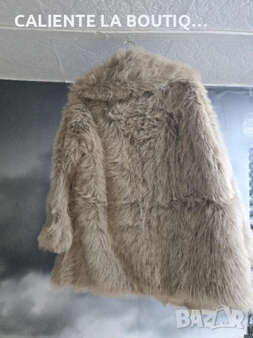 Палто с дълъг косъм , снимка 2 - Палта, манта - 52152535