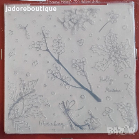 Коледни папки за релеф различни видове за скрапбук картички, албуми и други, снимка 2 - Други - 48095943