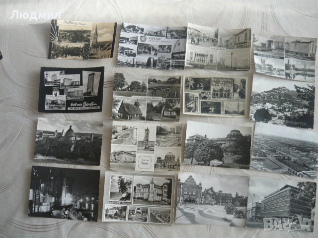 Стари черно-бели картички от Европа, снимка 2 - Антикварни и старинни предмети - 43485617