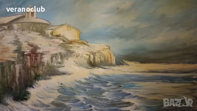 Старинна Българска Картина - Ат. Ганчев , снимка 5 - Антикварни и старинни предмети - 47399519