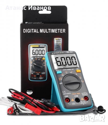 Професионален мултицет ZT102 (уред мултиметър) , снимка 2 - Други - 35270783