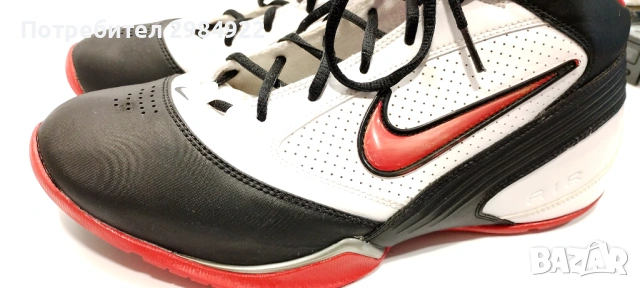 БАСКЕТБОЛНИ ОБУВКИ NIKE AIR SHOES FLIGHT SCORER 386239-107 РАЗМЕР US11 UK10 EU45 CM29, снимка 2 - Маратонки - 53440819