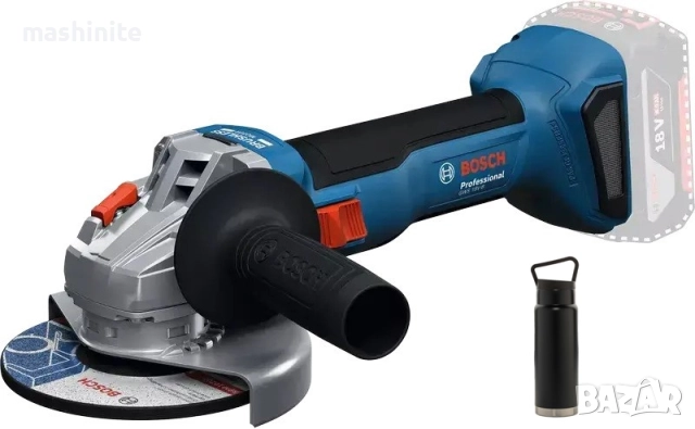 Акумулаторен ъглошлайф GWS 18V-8 Solo Bosch