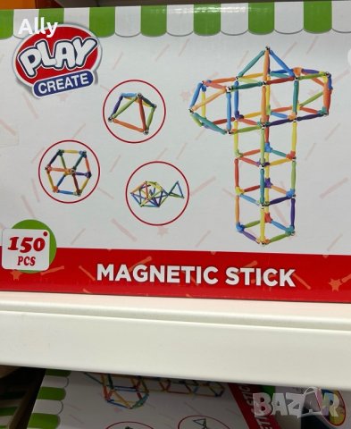 Магнитни блокове с 150 елемента, снимка 2 - Образователни игри - 43505933