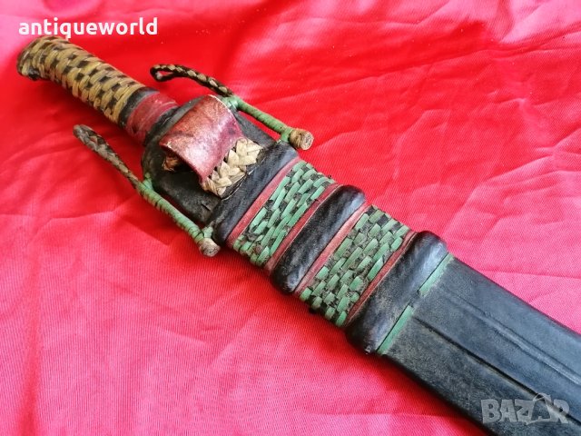 Огромна ТУАРЕГСКА Кама ,Меч ,Мачете 19 Век, снимка 6 - Антикварни и старинни предмети - 32959224