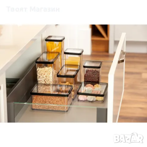 Комплект от 5 контейнера за съхранение, снимка 2 - Други - 48908422