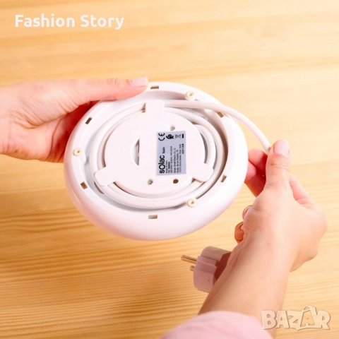 Електрическа кана Solac Yuna, 2200W, 1.7L, резервоар без BPA, автоматично изключване, подвижни и мие, снимка 4 - Кани - 51800945