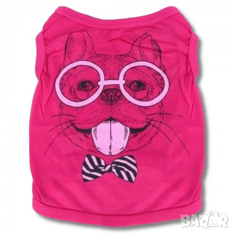 Дрехи за кучета. Розова блузка за куче М. Тениска за куче. Кучешки дрехи. Дрехи за котка., снимка 2 - За кучета - 23229517