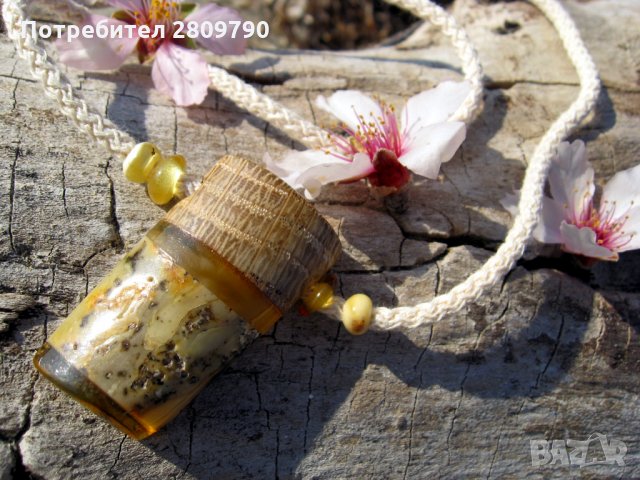A handmade amber pendant that will emphasize your individuality / Ein handgefertigter Bernsteinanhän, снимка 3 - Колиета, медальони, синджири - 33336339