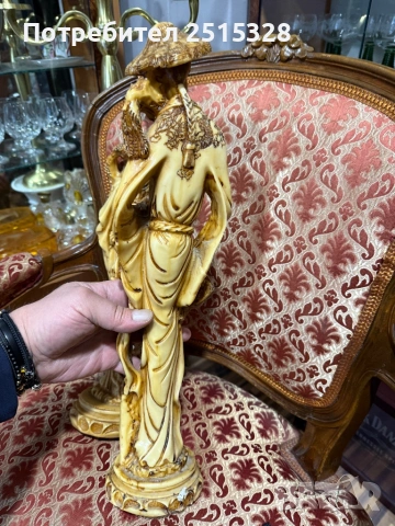 две стари Японски статуетки ръчна изработка, снимка 5 - Антикварни и старинни предмети - 53492075