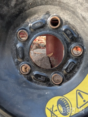 резервна гума с джанта тип ( патерица ) 16/5×108, снимка 2 - Гуми и джанти - 52832144